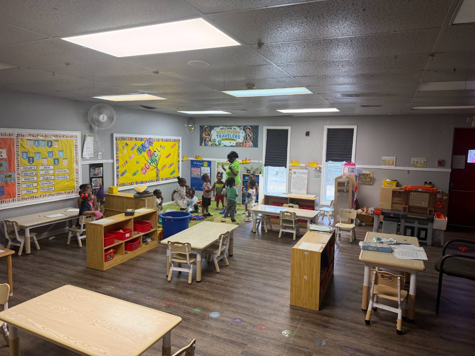 Young World Christian Academy classroom