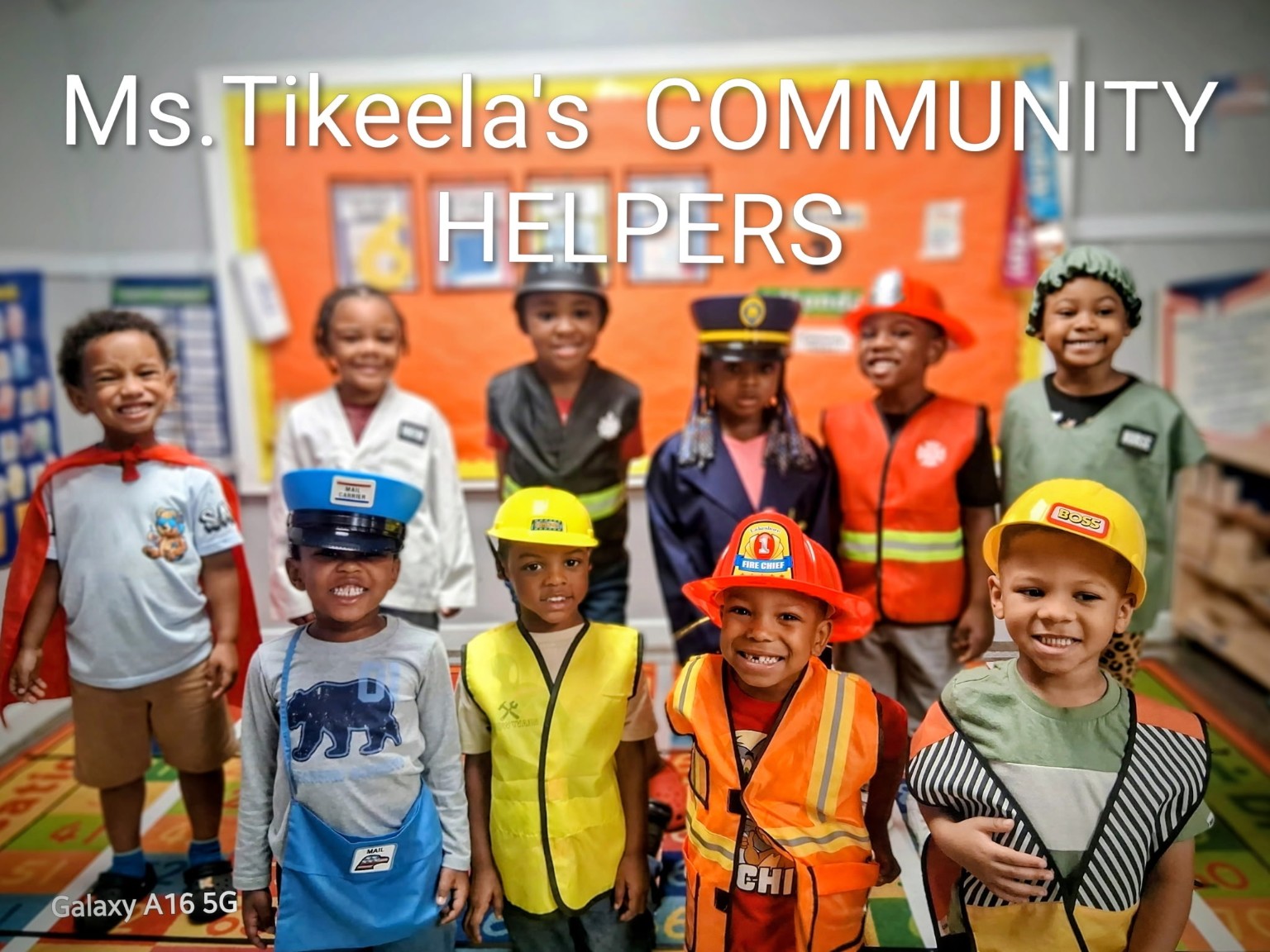 Young World children dressed as community helpers